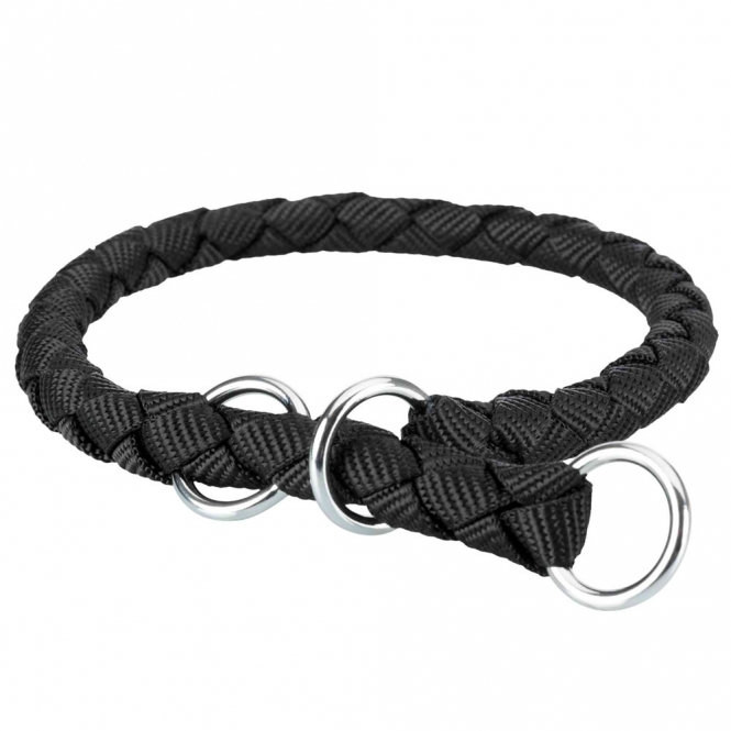 Trixie Cavo Zug-Stopp-Halsband - schwarz 35-41 cm/ø 12 mm